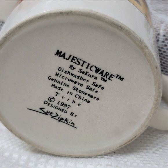Majesticware by Sakura Stoneware Tribe 1997 Cups Two (2) - Picture 8 of 10